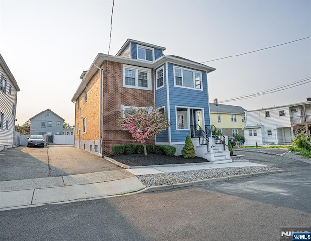 42 Berton Pl, Nutley, NJ 07110 - view of front of property with brick siding