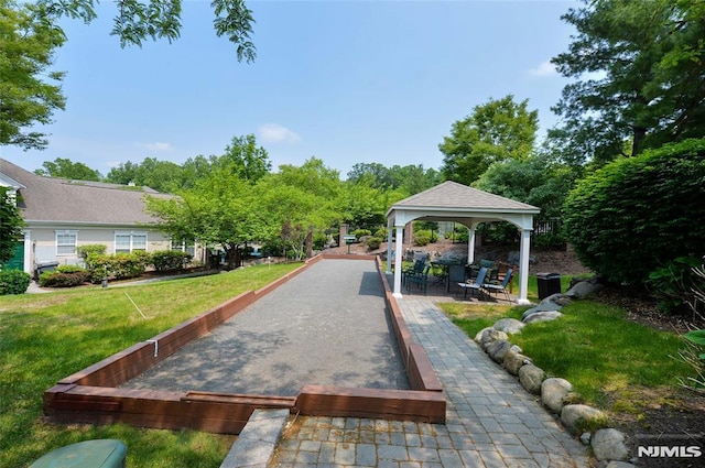 103 Four Seasons Unit 103, Wayne, NJ 07470 - surrounding community featuring a game area, a gazebo, and a lawn