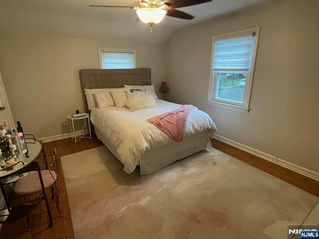 771 Stelton St, Teaneck, NJ 07666 - bedroom with wood finished floors and ceiling fan
