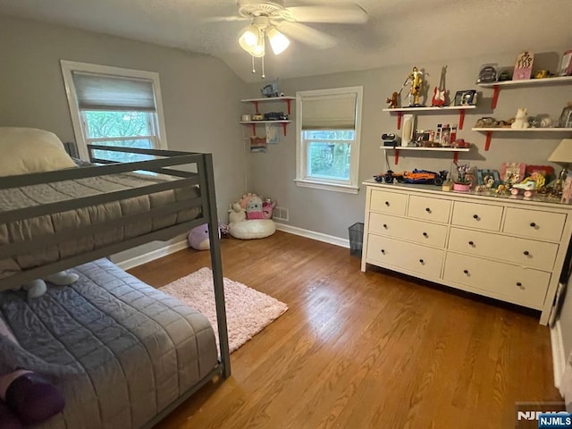 771 Stelton St, Teaneck, NJ 07666 - bedroom with wood finished floors and a ceiling fan