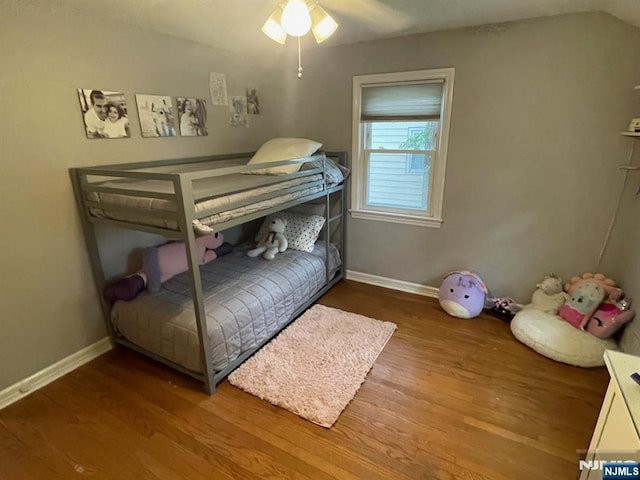 771 Stelton St, Teaneck, NJ 07666 - bedroom with wood finished floors and lofted ceiling