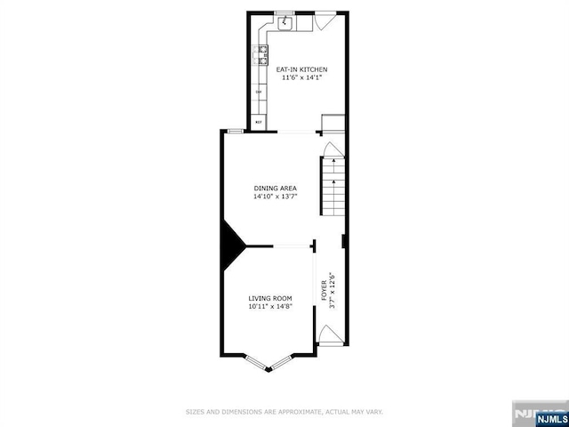 361/2 Hecker St, Newark, NJ 07103 - view of floor plan / room layout