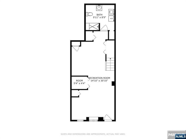 361/2 Hecker St, Newark, NJ 07103 - view of floor plan / room layout