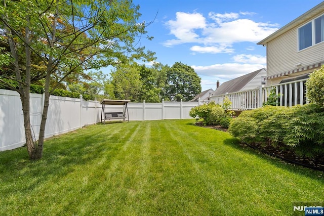 36-15 Garden View Ter, Fair Lawn, NJ 07410 - view of fenced backyard