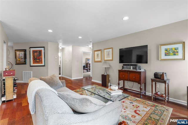 35 Spruce Ct Unit 116, Clifton, NJ 07014 - living room featuring recessed lighting and wood finished floors