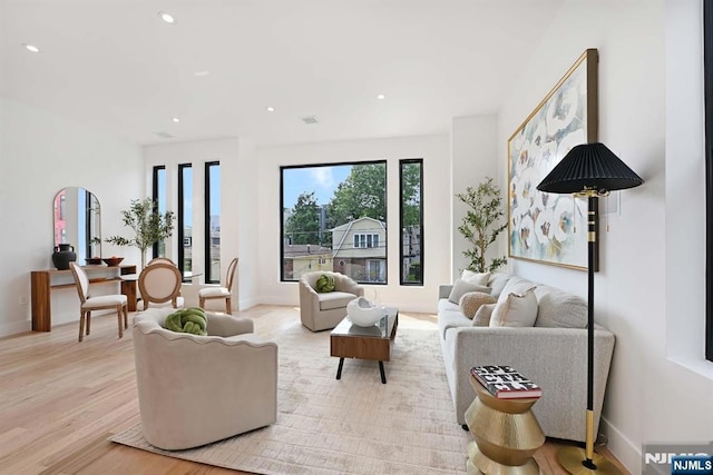 262 Webster Ave Unit 2, Jersey City, NJ 07307 - living area with recessed lighting and light wood finished floors