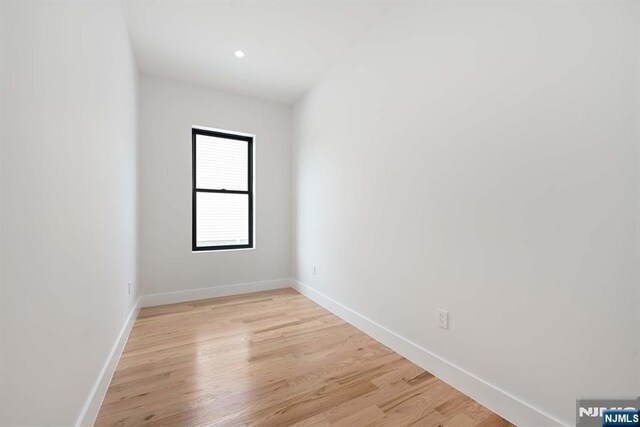 262 Webster Ave Unit 2, Jersey City, NJ 07307 - empty room featuring light wood finished floors and recessed lighting