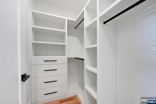 262 Webster Ave Unit 2, Jersey City, NJ 07307 - walk in closet with light wood-style flooring