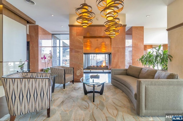 200 Old Palisade Unit Ph4/5, Fort Lee, NJ 07024 - community lobby with floor to ceiling windows