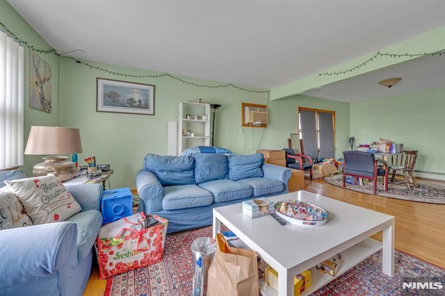 15 Jersey St, East Rutherford, NJ 07073 - living room featuring wood finished floors