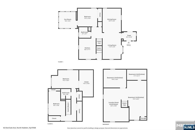62 Overlook Ave, North Haledon, NJ 07508 - view of room layout