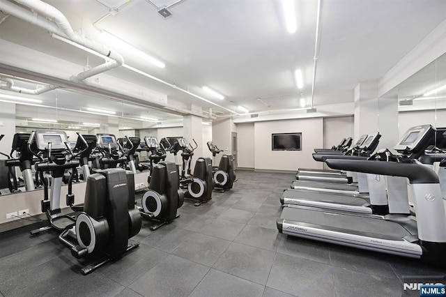 1400 Hudson St Unit 730, Hoboken, NJ 07030 - view of gym