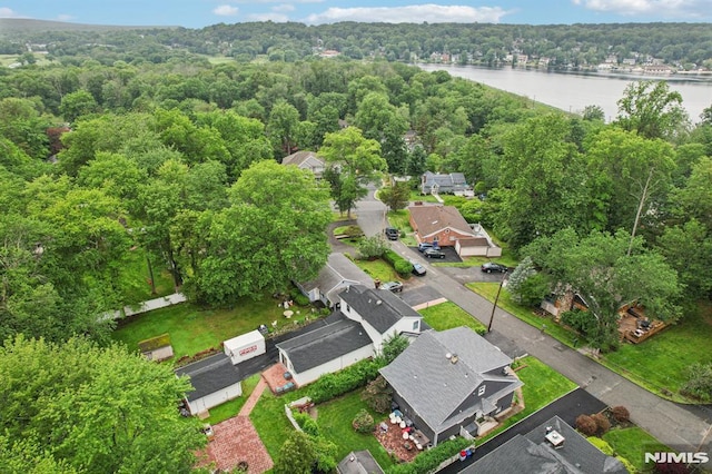 4 Lenape Trl, Wayne, NJ 07470 - aerial view of property's location with a forest, a nearby body of water, and nearby suburban area