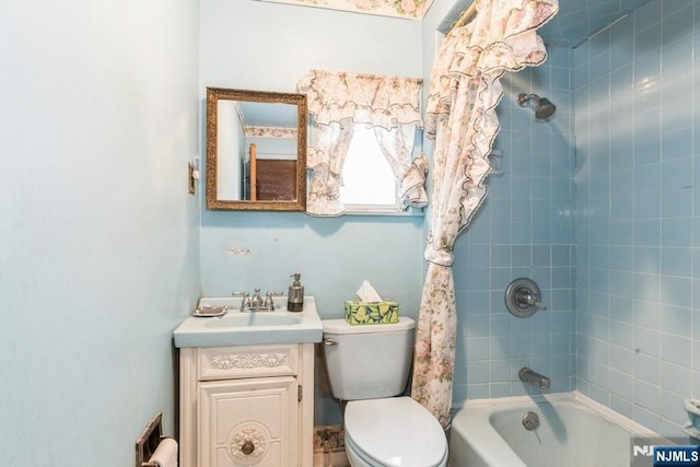 149 Springfield Ave, Rutherford, NJ 07070 - full bathroom featuring vanity and shower / bathtub combination with curtain
