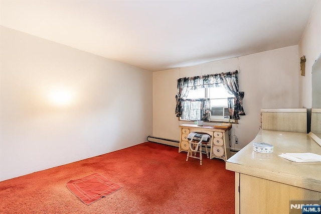 149 Springfield Ave, Rutherford, NJ 07070 - office area with carpet floors and baseboard heating
