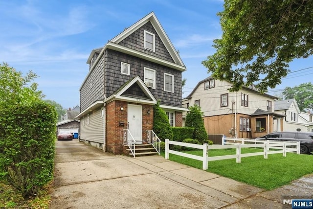 149 Springfield Ave, Rutherford, NJ 07070 - view of front facade with entry steps and brick siding