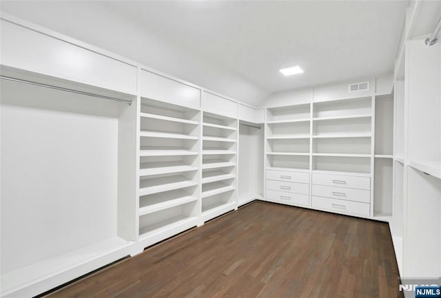 333 Mill Rd, Saddle River, NJ 07458 - walk in closet with dark wood-style flooring