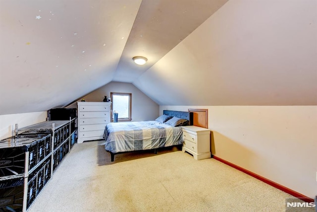 123 Buena Vista Ave, Hawthorne, NJ 07506 - bedroom featuring carpet and vaulted ceiling