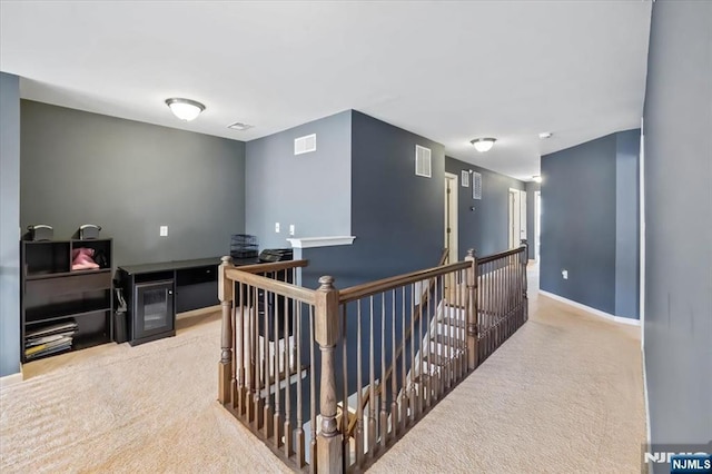 73 Autumn Way Unit 24, Montvale, NJ 07645 - hall featuring an upstairs landing and carpet floors