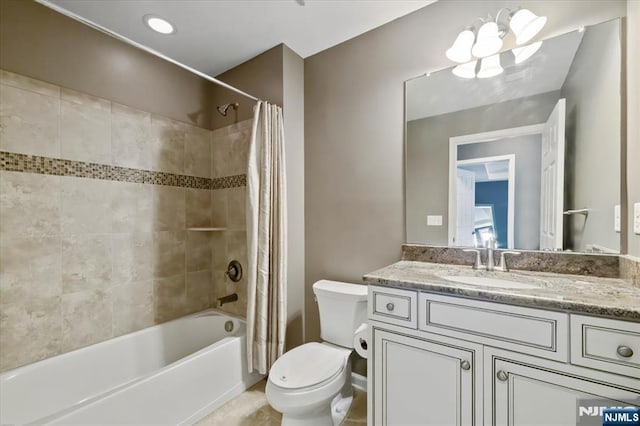 73 Autumn Way Unit 24, Montvale, NJ 07645 - bathroom featuring vanity and shower / bath combo with shower curtain