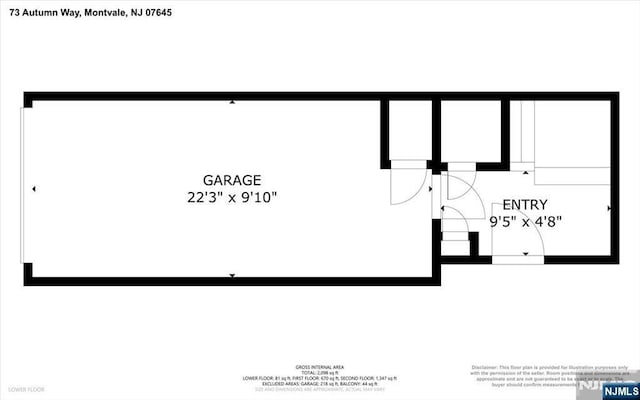 73 Autumn Way Unit 24, Montvale, NJ 07645 - view of floor plan / room layout