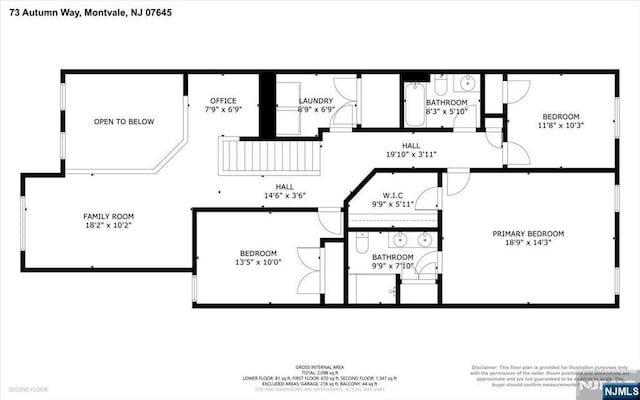 73 Autumn Way Unit 24, Montvale, NJ 07645 - view of property floor plan