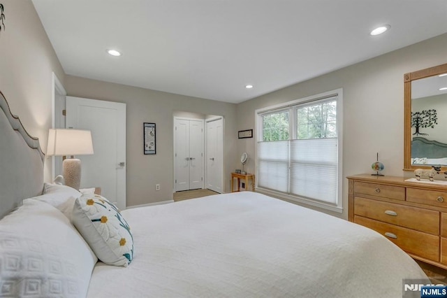 669 Juniper Way, Mahwah, NJ 07430 - bedroom featuring recessed lighting and baseboards