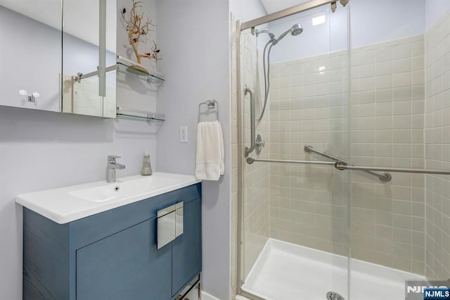 669 Juniper Way, Mahwah, NJ 07430 - bathroom with a stall shower and vanity
