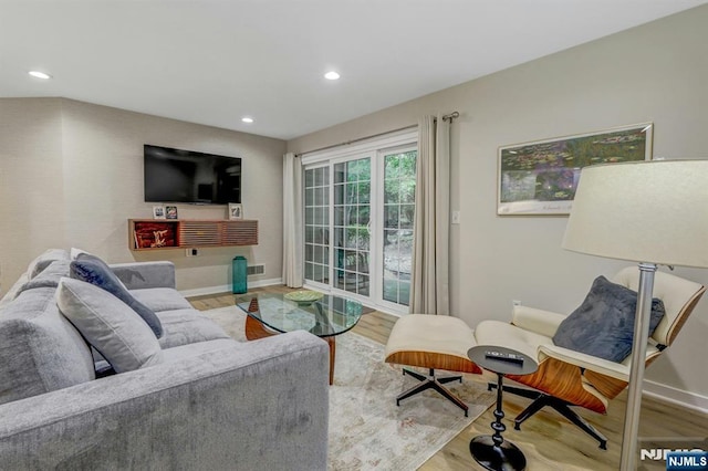 669 Juniper Way, Mahwah, NJ 07430 - living room with recessed lighting and wood finished floors