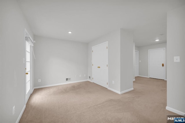 231 Swathmore Dr, Nutley, NJ 07110 - carpeted empty room with baseboards and recessed lighting