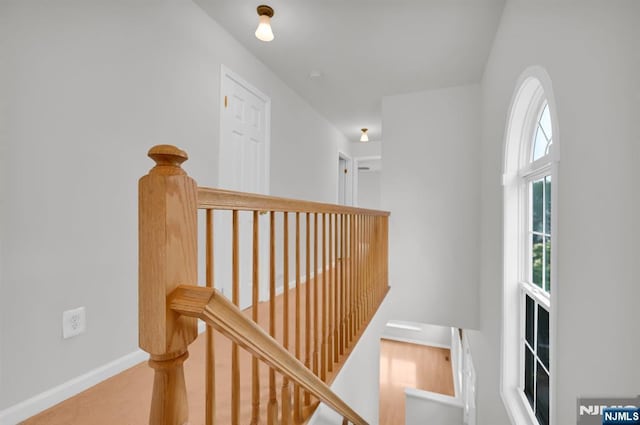 231 Swathmore Dr, Nutley, NJ 07110 - stairs with baseboards and carpet floors