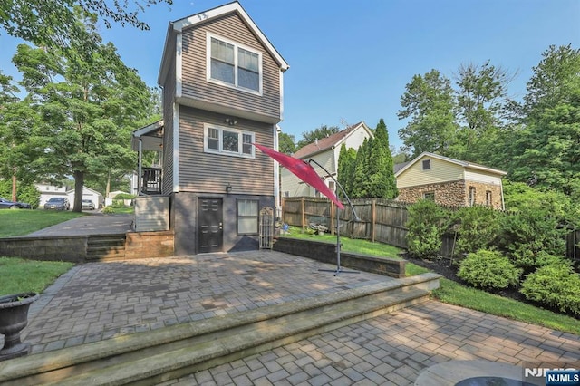 178 Arthur St, Hillsdale, NJ 07642 - back of property with a patio area