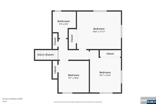 29 Lotus Ln, Waldwick, NJ 07463 - view of floor plan / room layout