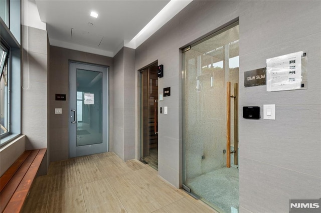 320 Adolphus Ave Unit 604, Cliffside Park, NJ 07010 - hall with light wood-style floors