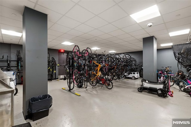 320 Adolphus Ave Unit 604, Cliffside Park, NJ 07010 - garage with bike storage