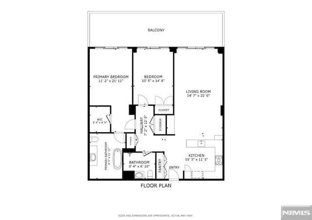 320 Adolphus Ave Unit 604, Cliffside Park, NJ 07010 - view of floor plan / room layout