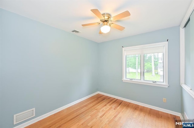 16 Murray Rd, Montvale, NJ 07645 - empty room with light wood-type flooring and ceiling fan