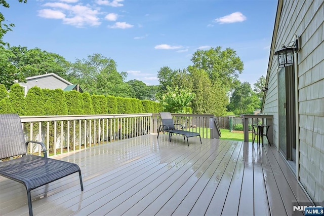 16 Murray Rd, Montvale, NJ 07645 - wooden deck featuring view of wooded area