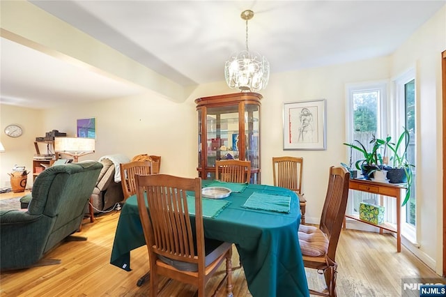 28 Urma Pl, Bloomfield, NJ 07003 - dining room featuring light wood-style floors and a chandelier