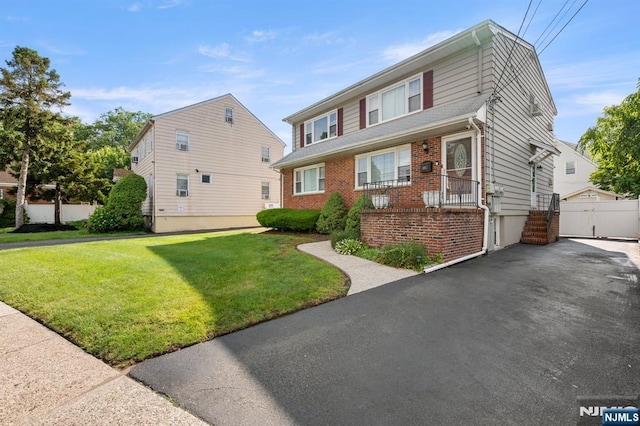 105 Old Hoboken Rd, Hackensack, NJ 07601 - view of front of property with brick siding