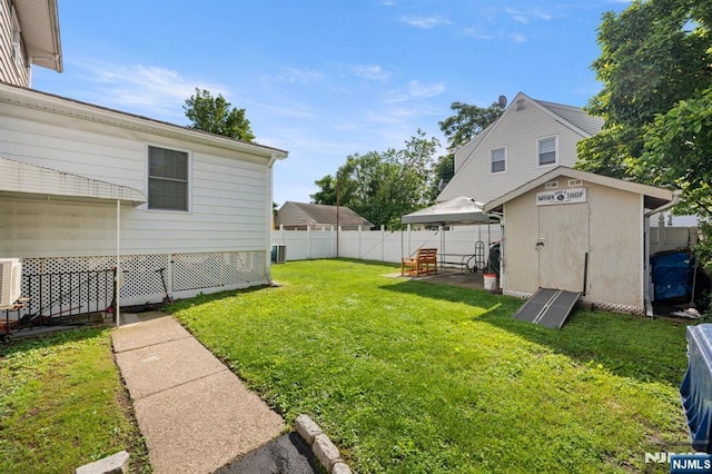 105 Old Hoboken Rd, Hackensack, NJ 07601 - fenced backyard with a shed and a gazebo