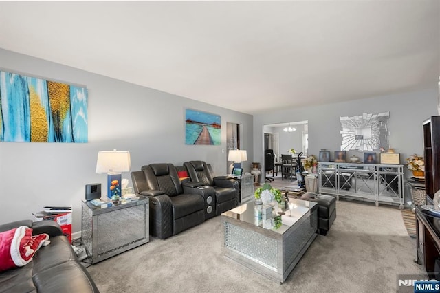105 Old Hoboken Rd, Hackensack, NJ 07601 - view of carpeted living room