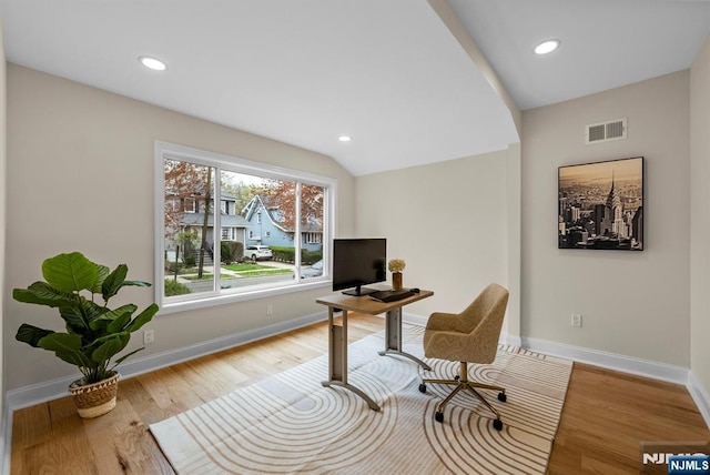222 4th St, Ridgefield Park, NJ 07660 - office space featuring wood finished floors and recessed lighting