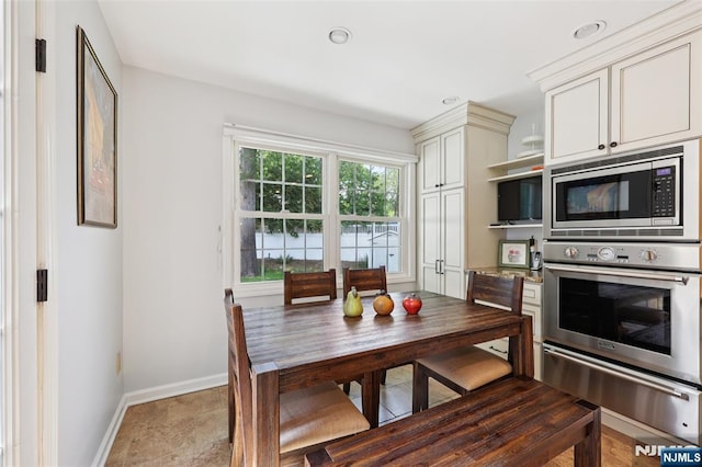 21 Valley Forge Way, Ho-Ho-Kus, NJ 07423 - kitchen with appliances with stainless steel finishes, a warming drawer, and white cabinets