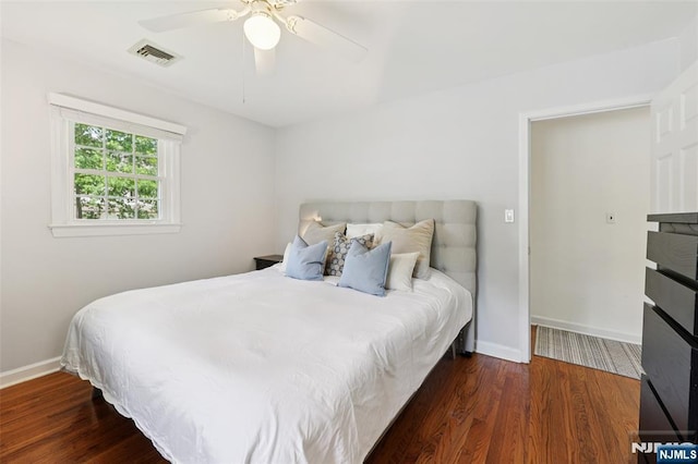 21 Valley Forge Way, Ho-Ho-Kus, NJ 07423 - bedroom featuring wood finished floors and ceiling fan