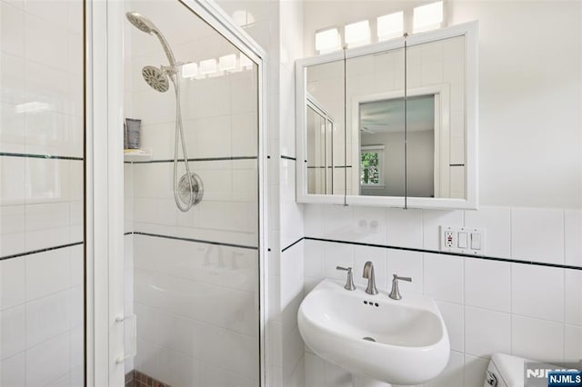 21 Valley Forge Way, Ho-Ho-Kus, NJ 07423 - full bath with a shower stall and tile walls