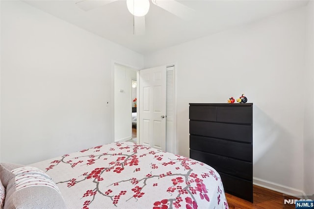 21 Valley Forge Way, Ho-Ho-Kus, NJ 07423 - bedroom featuring wood finished floors and a ceiling fan