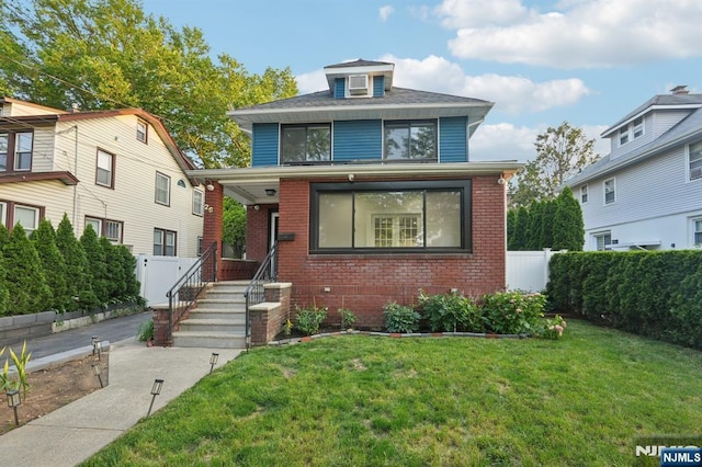26 Amsterdam Ave, Teaneck, NJ 07666 - traditional style home with brick siding and covered porch