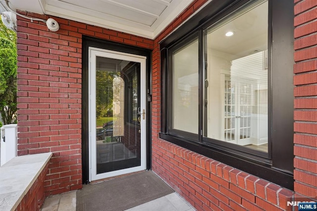 26 Amsterdam Ave, Teaneck, NJ 07666 - entrance to property featuring brick siding