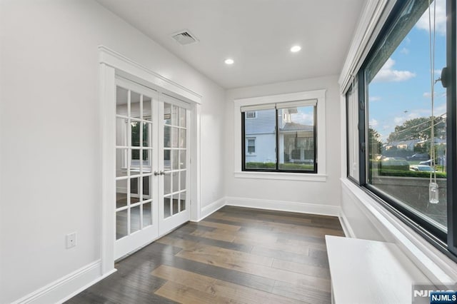 26 Amsterdam Ave, Teaneck, NJ 07666 - unfurnished sunroom featuring french doors